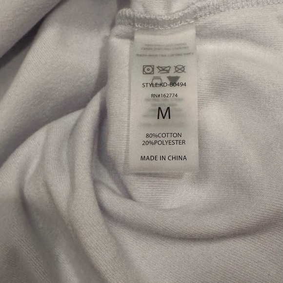 Mono B Baby Blue Buttoned Polo Terry Dress Medium - Picture 9 of 12